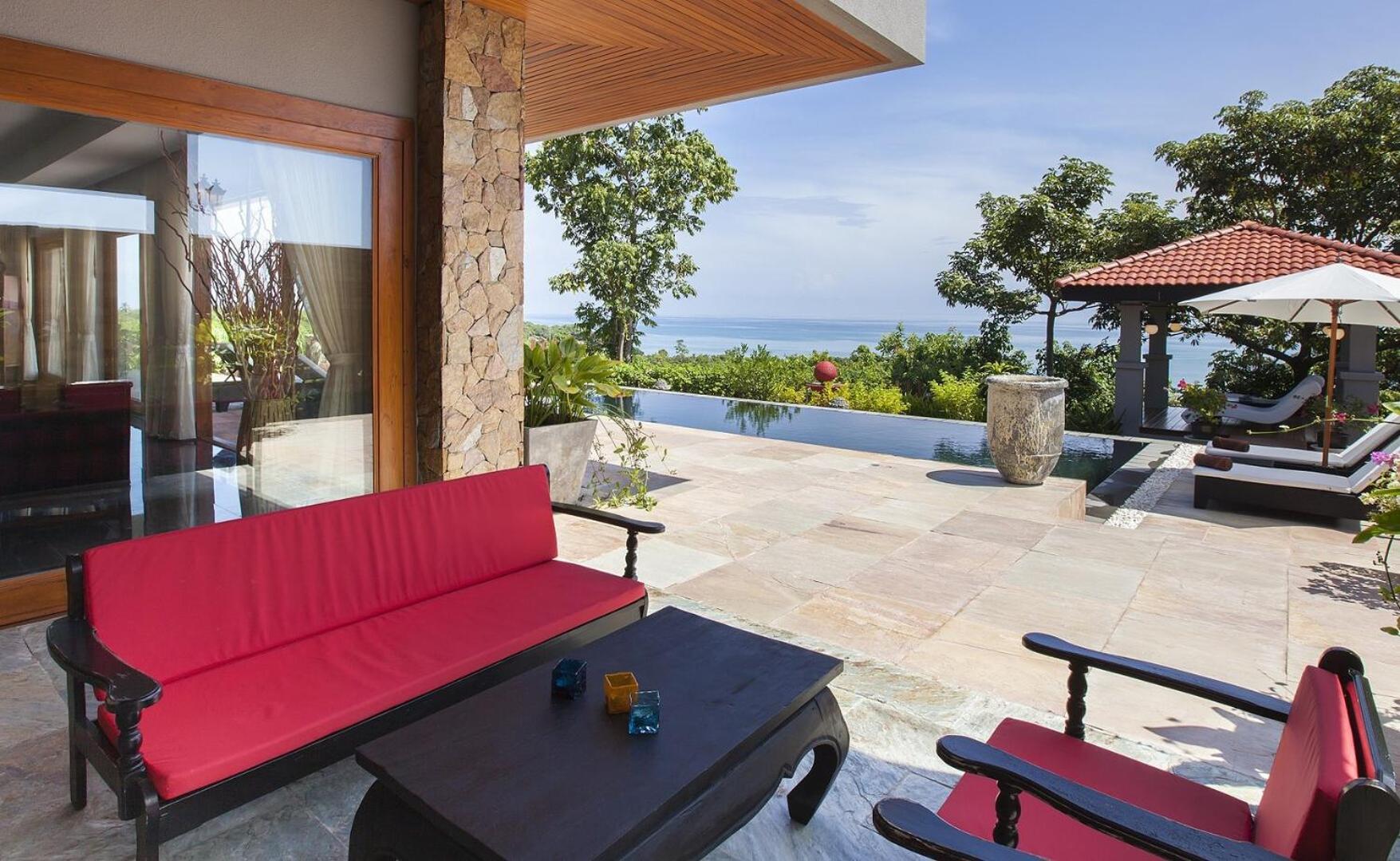 Baan Phuttarak - 4br Private Sea View Villa Amphoe Koksamui